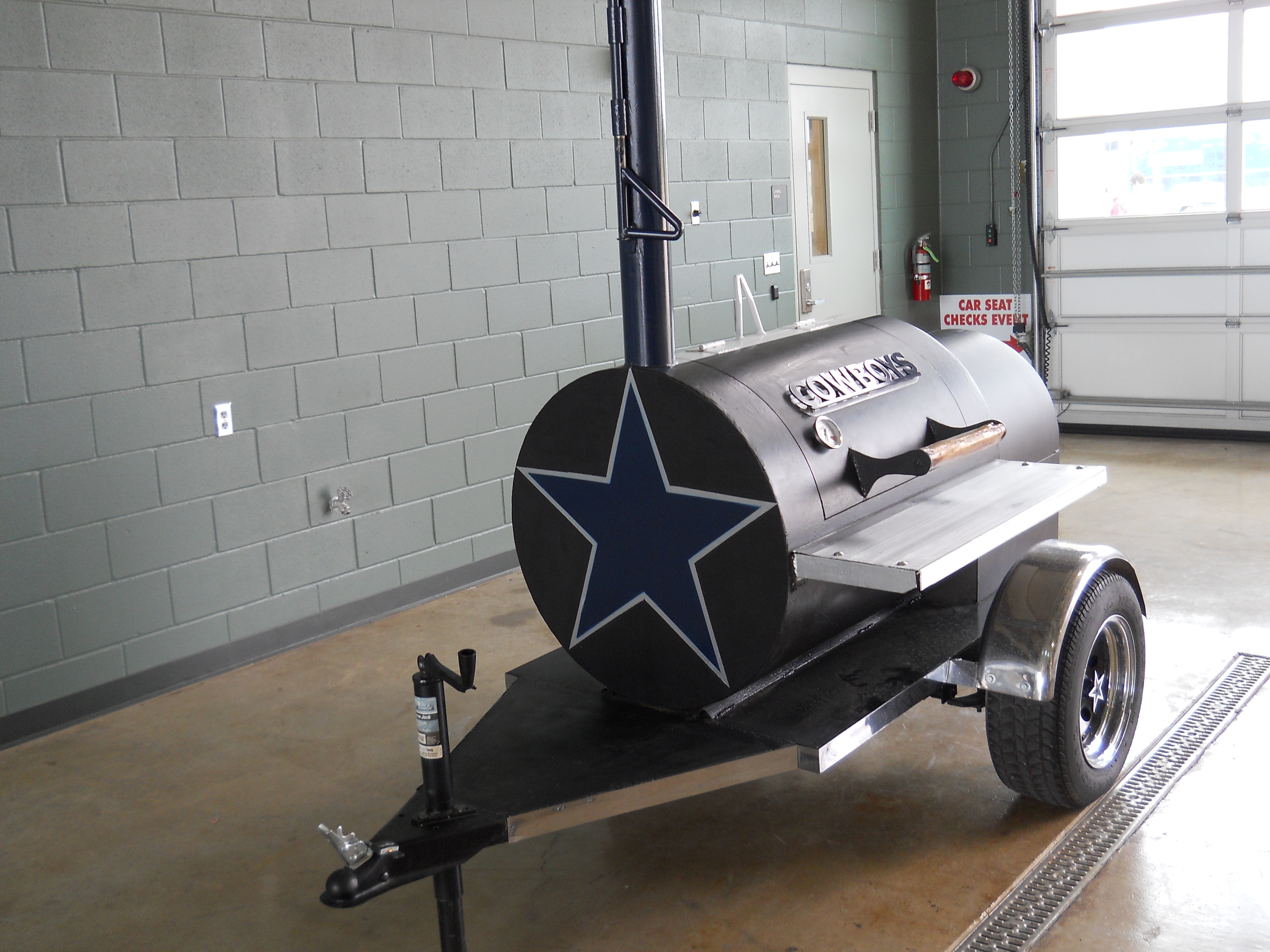 Dallas cowboys shop bbq pit